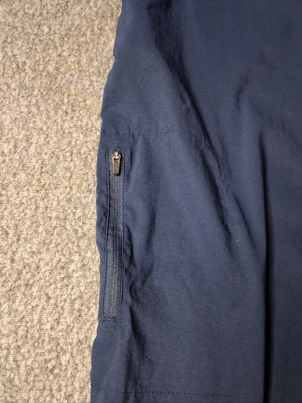 Khombu Womens Navy Blue Woven Stretch Capri Pants XXL - Picture 4 of 14